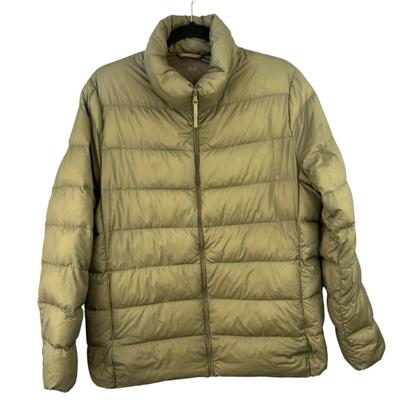 Uniqlo Jackets & Blazers - UNIQLO Sage Green Ultra Light Down Packable Puffer Jacket SZXL Travel Outdoors